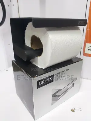 Heavy Tissue Holder Black