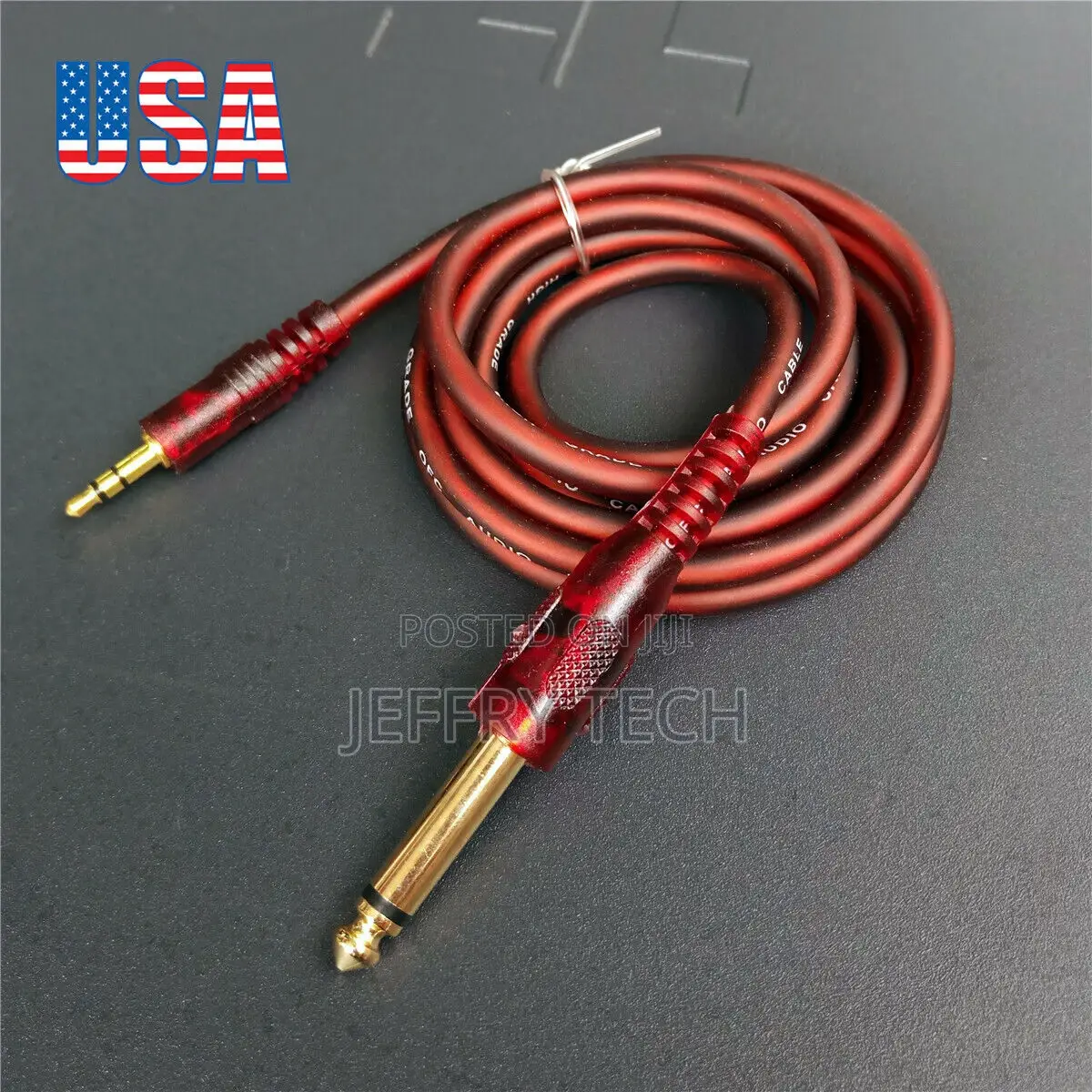 3M Stereo Audio Extension Cable 3.5mm 1/8" Male to 6.35mm 1