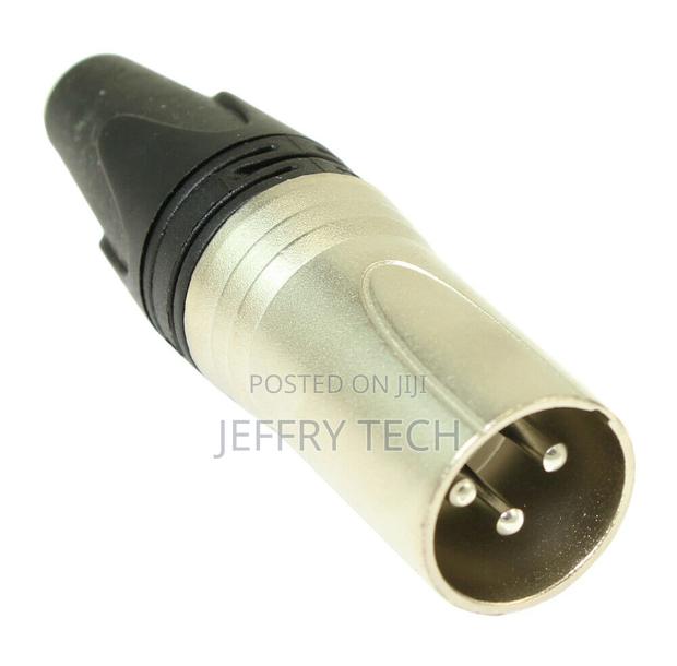XLR Male Self-Solder Connector Shielded Gold Plated - main view