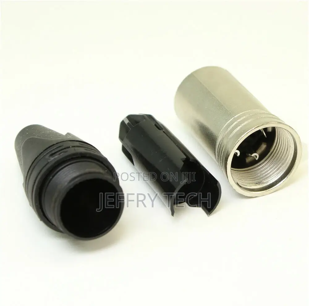 XLR Male Self-Solder Connector Shielded Gold Plated