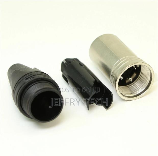 XLR Male Self-Solder Connector Shielded Gold Plated - thumbnail 3