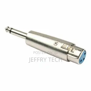 1PC 3pin XLR Female to 1/4" 6.35mm Mono Male Plug Audio Cabl