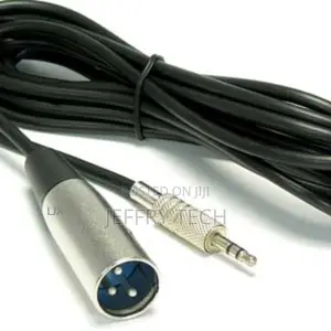 2m XLR Male to 3.5mm Stereo Jack Plug Cable PC Computer to 3