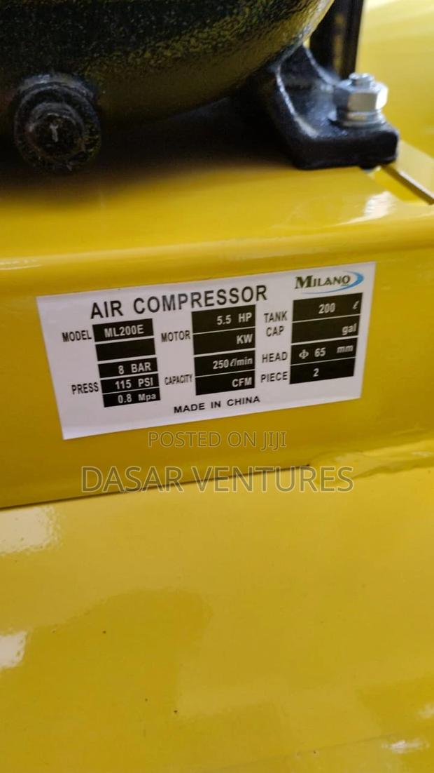 Milano Air Compressor 200l Petrol - thumbnail 2