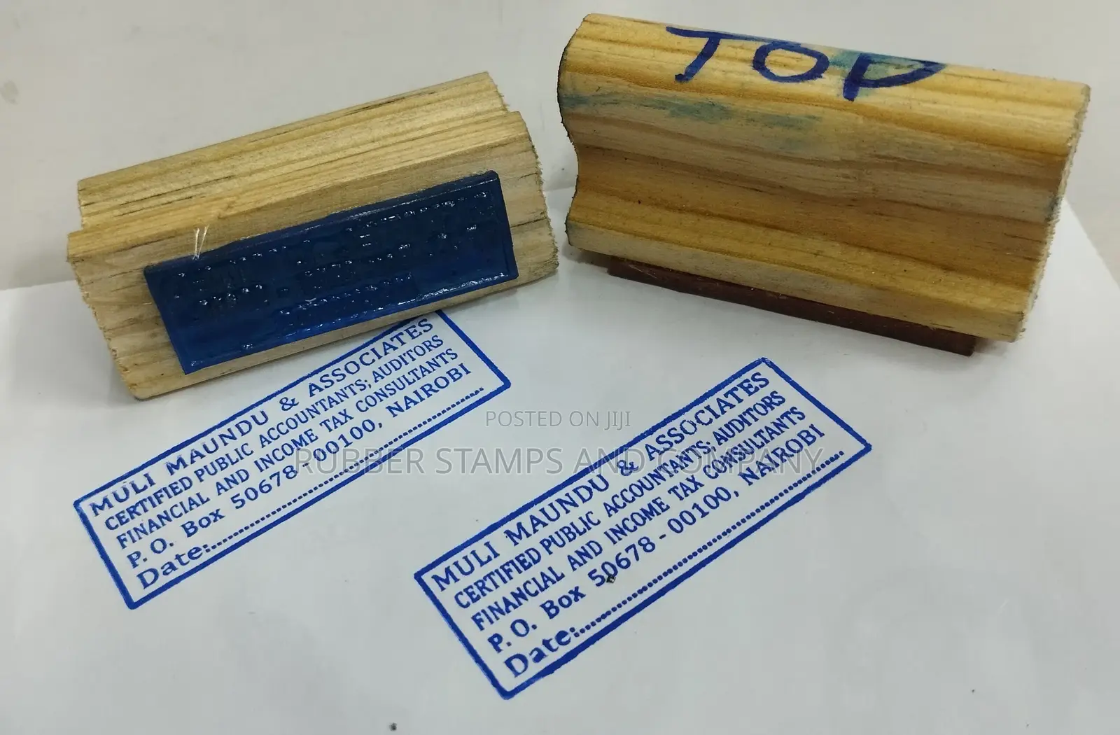 Wooden Rubber Stamps