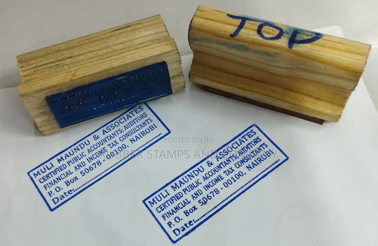 Wooden Rubber Stamps
