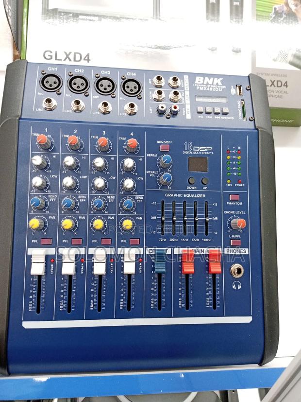 Bnk 4 Channel Music Mixer - main view