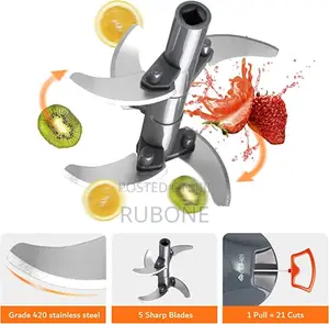 Artikel Manual Chopper Blender With Storage Lid