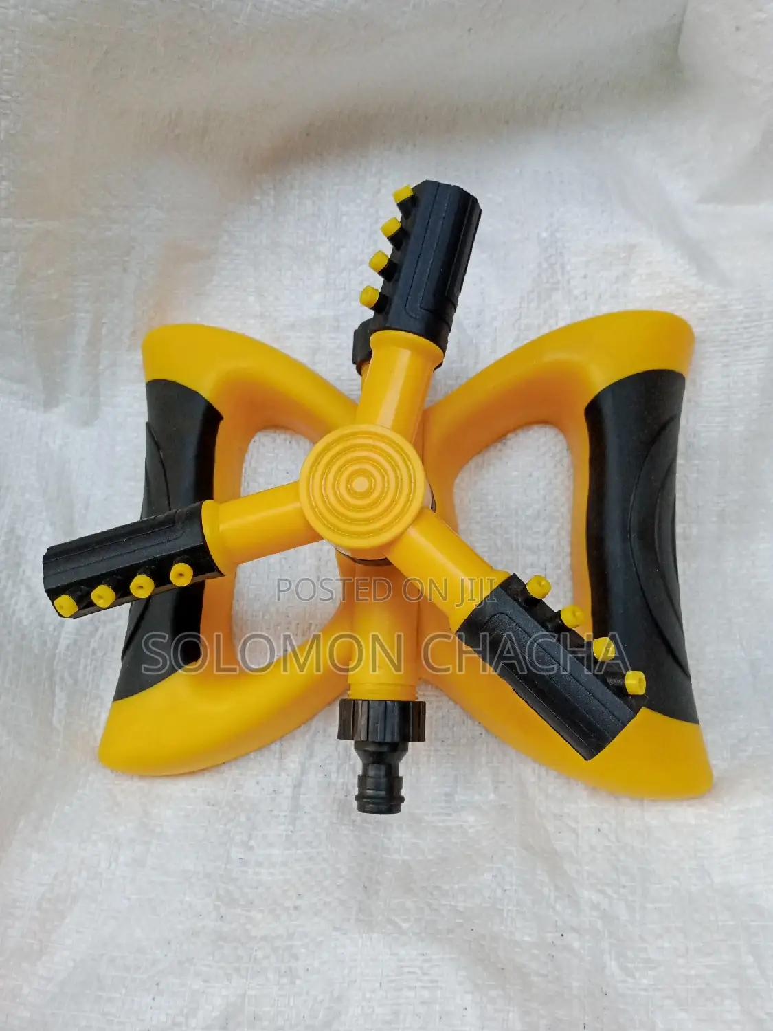 Lawn Sprinkler Yellow