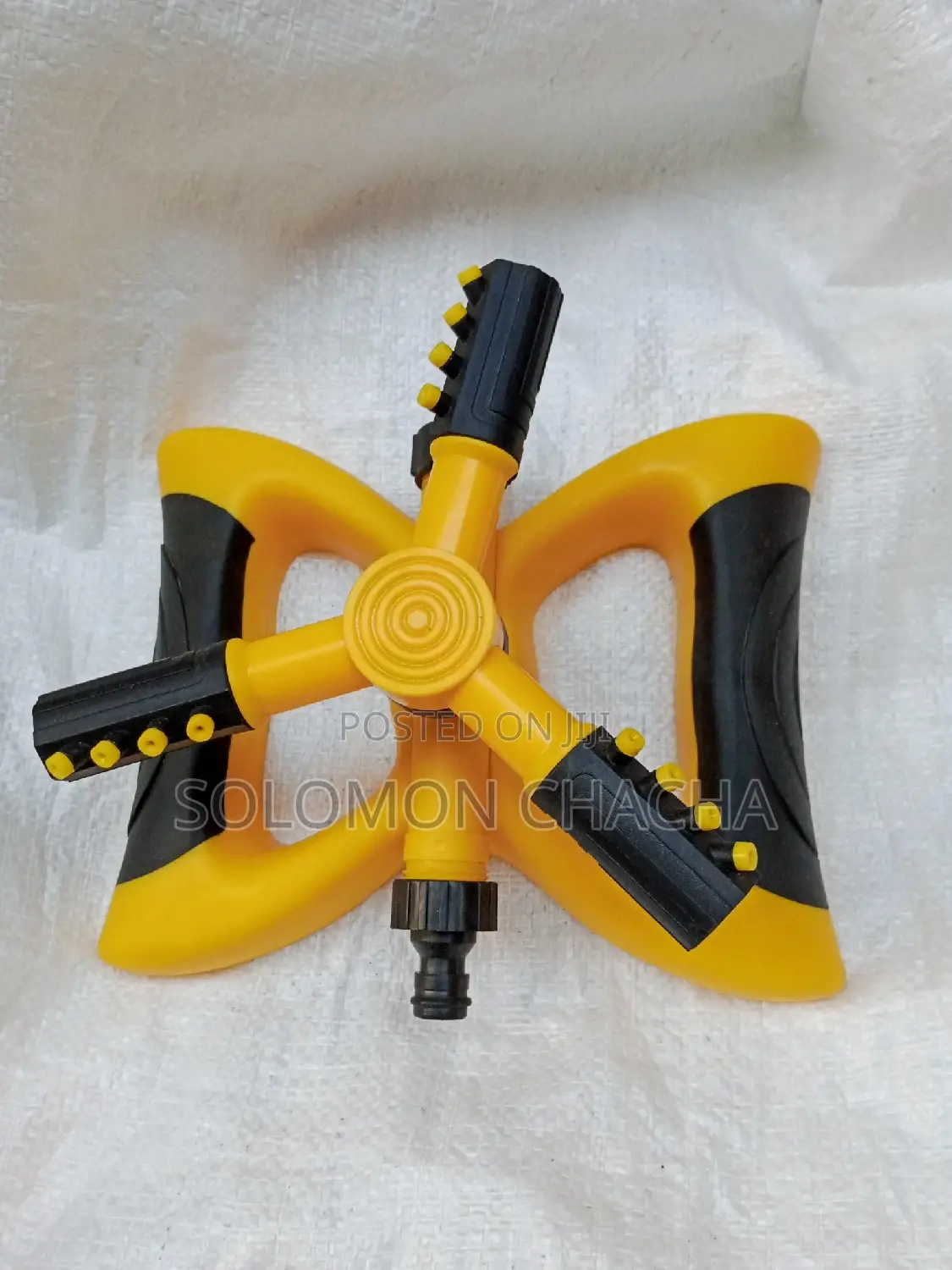 Lawn Sprinkler Yellow