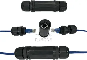 Locking Waterproof CAT6 RJ45 Female to Female LAN Ethernet N