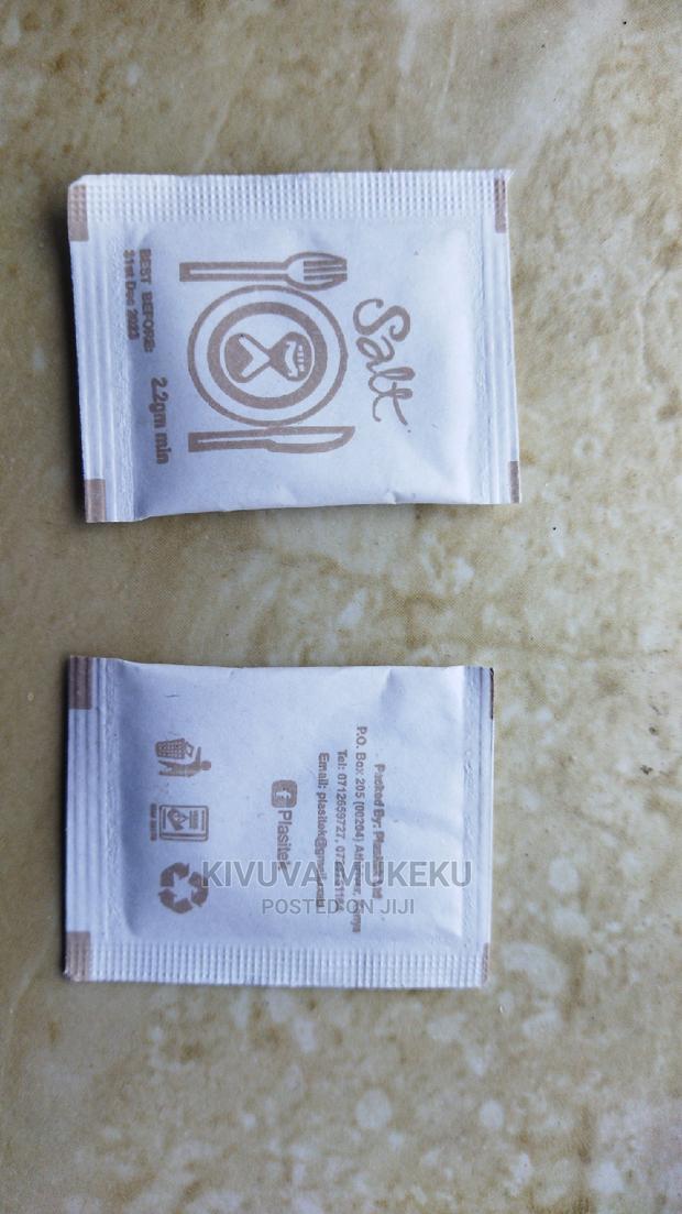 Sugar Sachets, Salt Sachets and Black Pepper Sachets