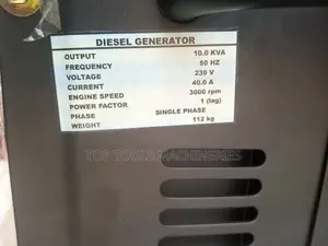 UK Standard 10 Kva DIESEL Generator Key Start