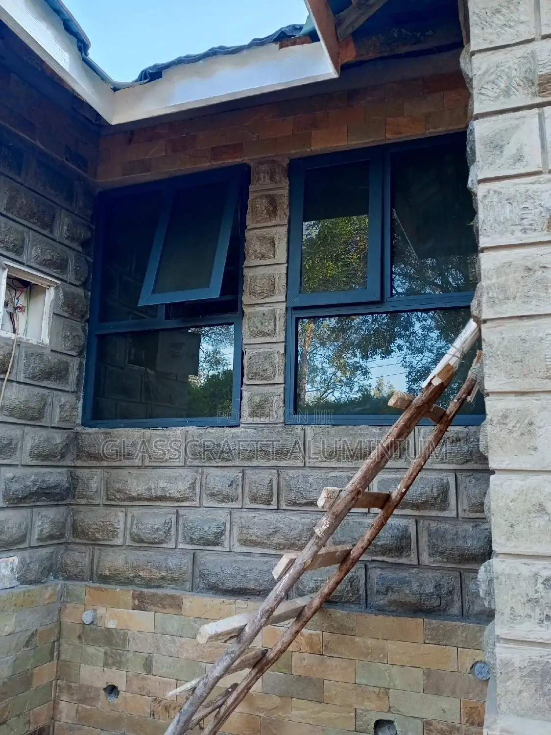 Light Gray Aluminum Windows