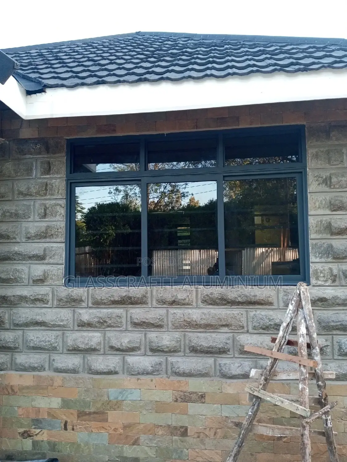 Light Gray Aluminum Windows