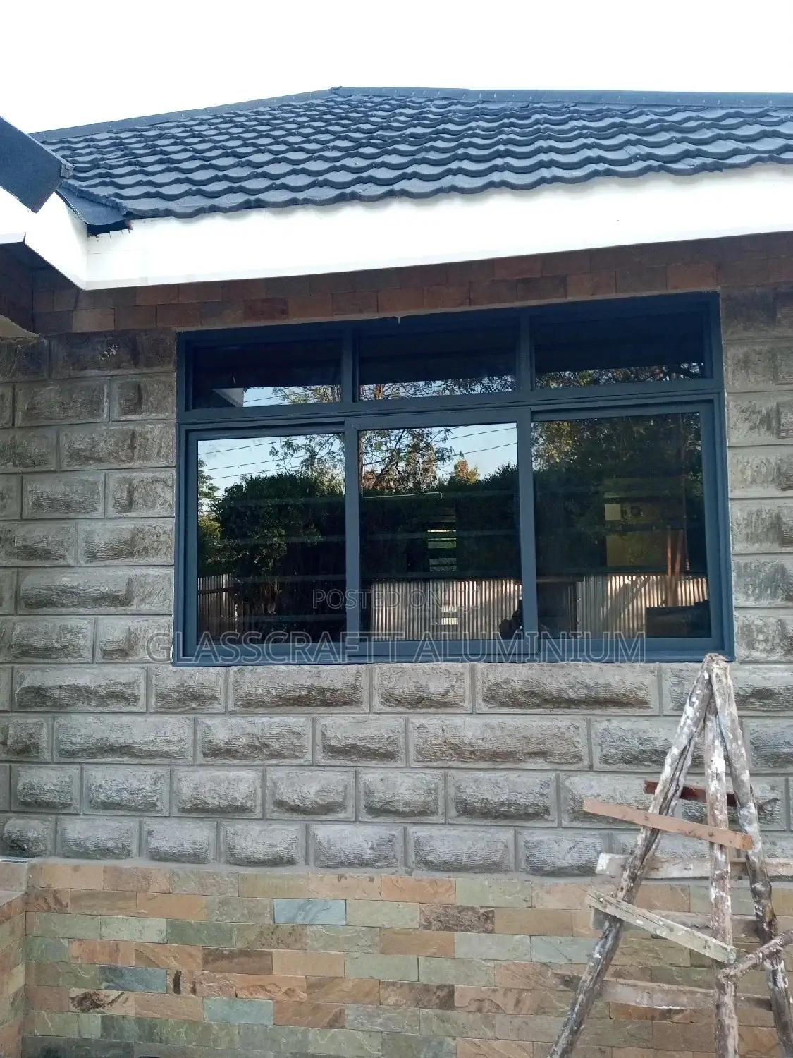 Light Gray Aluminum Windows