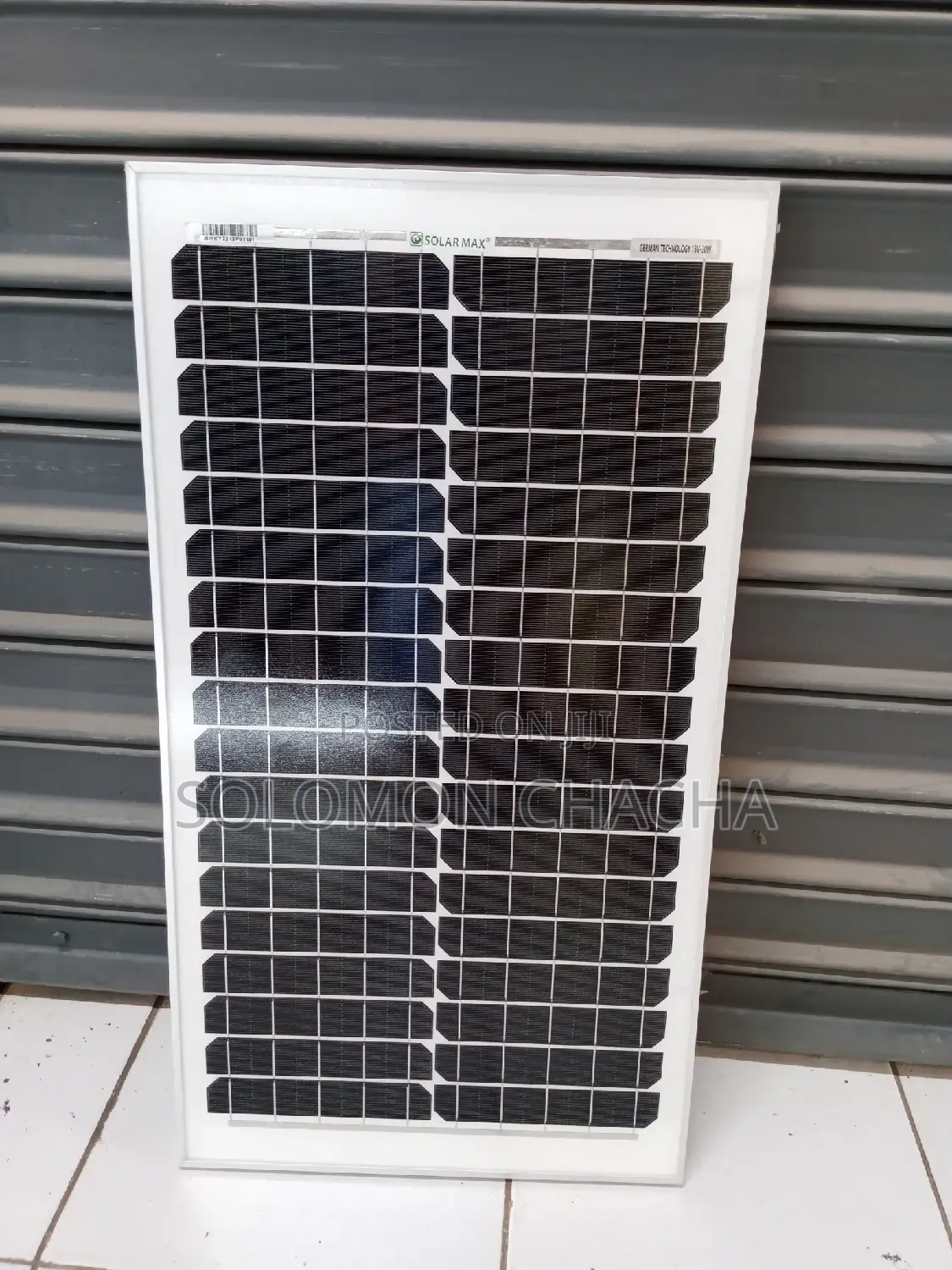 Solarmax 30watts 12volts Solar Panels