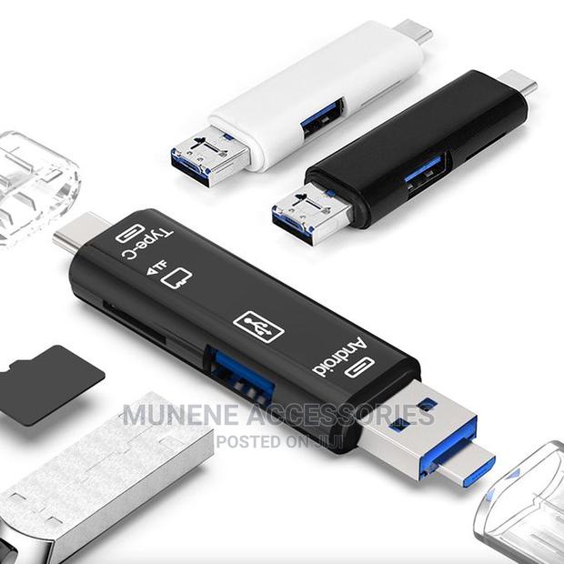 3 In 1 USB Type-c To Micro USB 3.0 OTG TF SD Mem Card Reader - main view