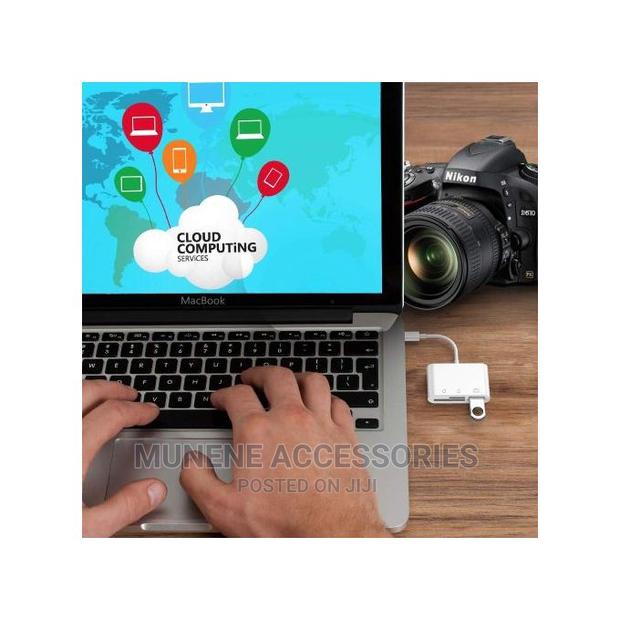 USB C Type C Micro SD TF Card Reader Adapter, 3 in 1 USB C - thumbnail 3