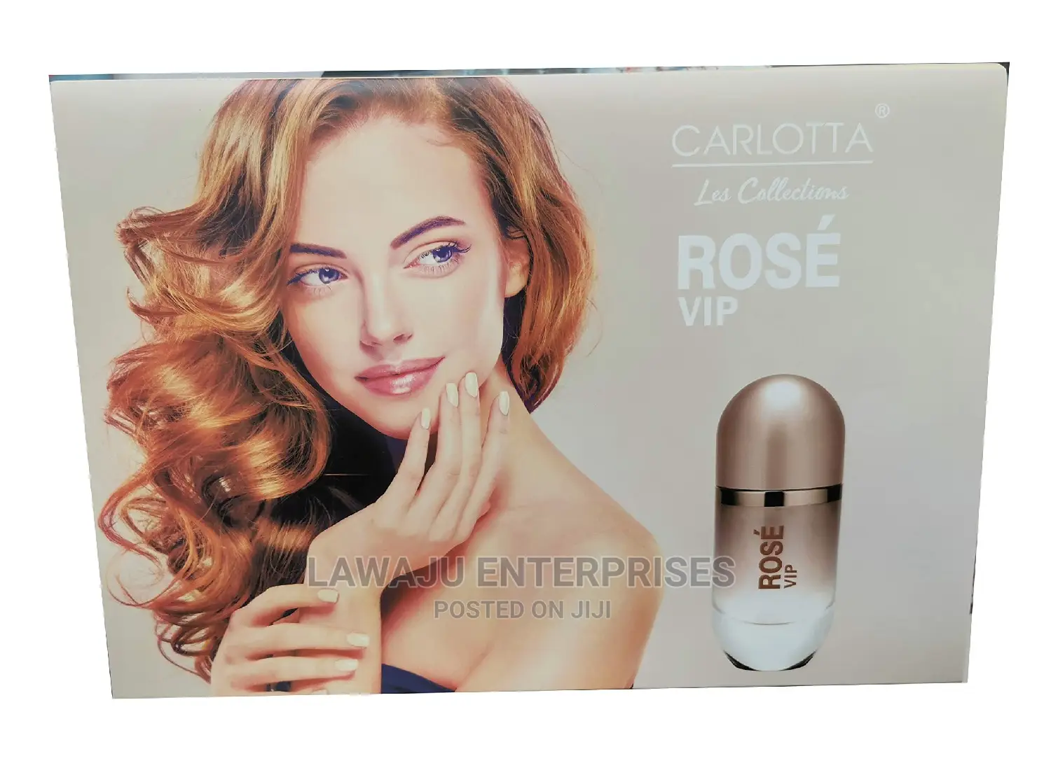 Rose Vip Perfume by Carlotta 5 PCS Combo Gift Set for Women