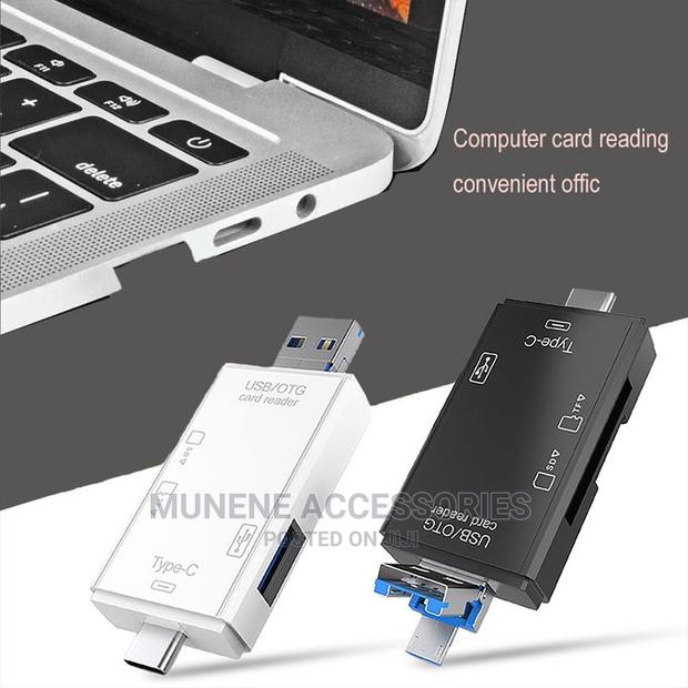 6 in 1 Type C Micro USB SD Memory Card TF Cards Reader - thumbnail 2
