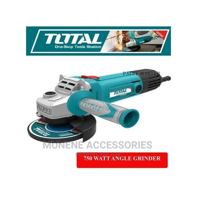 Total 750W Industrial Angle Angular Grinder - 115mm