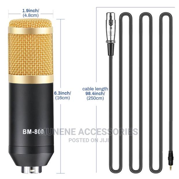 Professional Condenser Microphone Shock Mount Bm-800 Podcast - thumbnail 2
