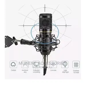 Professional Condenser Microphone Shock Mount Bm-800 Podcast