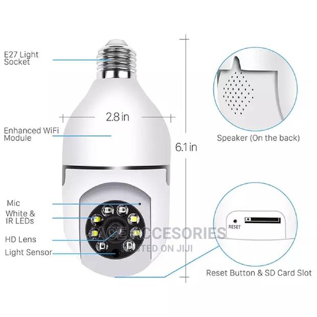 New Cctv Bulb Camera Ptz - thumbnail 2