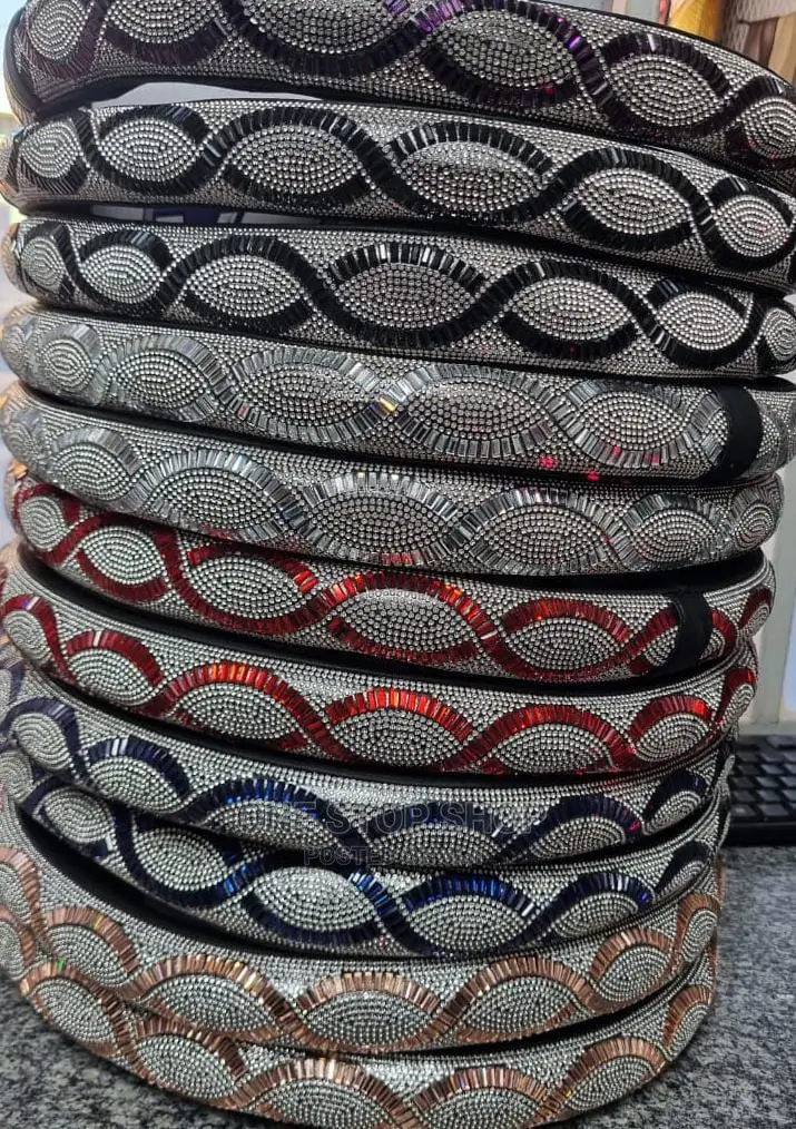 Classy Glittering Crystal Steering Covers Universal Fit