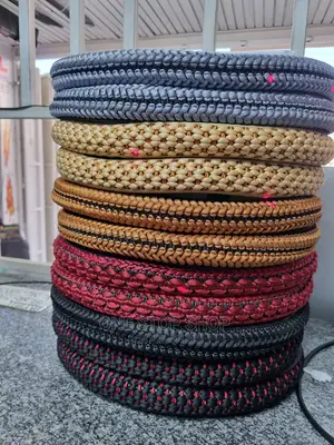 Different Colors Thread Universal Fit Steering Wheel Cover