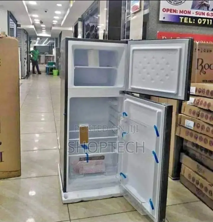 Roch 2doors 128L Silver Fridge