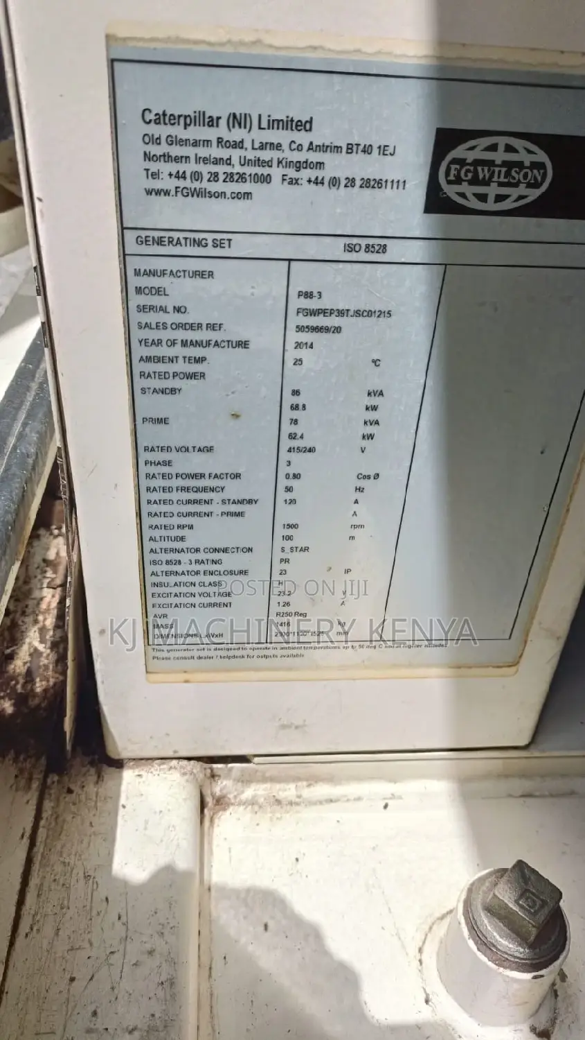 88kva Perkins Generator on Sale