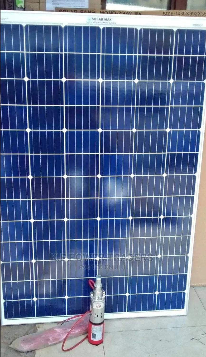 Solar Panel With Water Pump Set