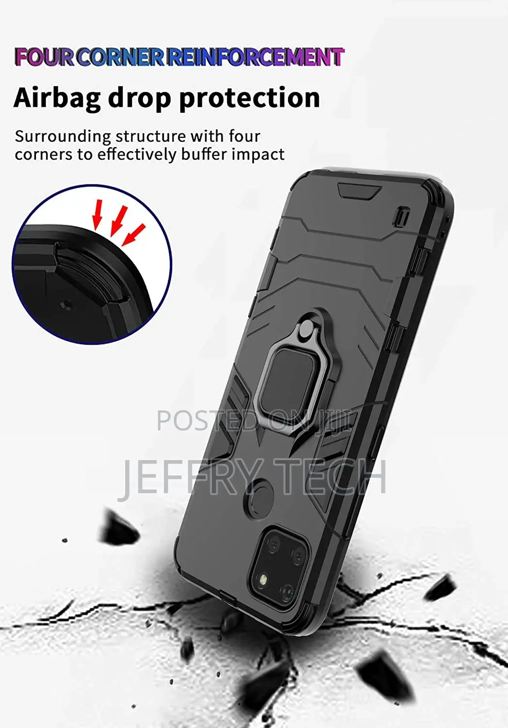 Case for Realme C21Y (Realme C21-Y)/ Realme C25Y, TPU Shockp