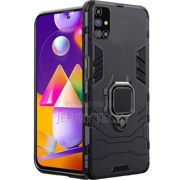 Back Cover for Samsung Galaxy M31s (Poly Carbonate | Black - main view