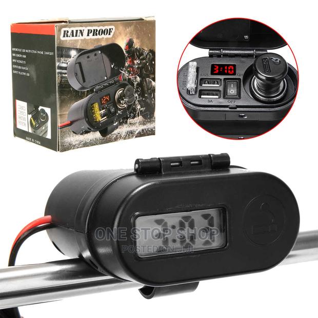 Motorcycle Multifunctional Dual USB Charger