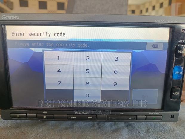 GATHERS VXM Radio Stereo Unlock Password Pin - main view