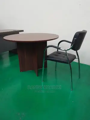 1.2m Round Meeting Table Plus a Chair