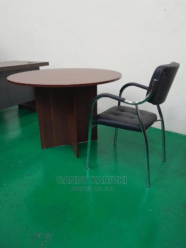 1.2m Round Meeting Table Plus a Chair