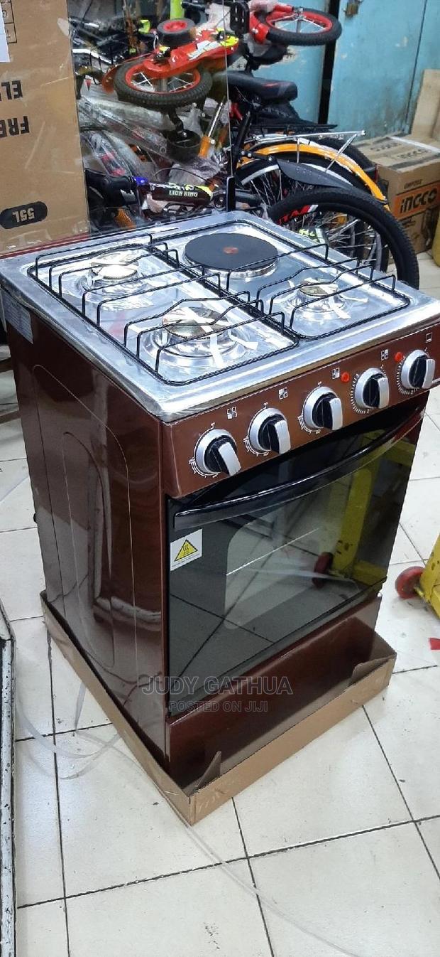 Gass Cooker With Electric Bunner