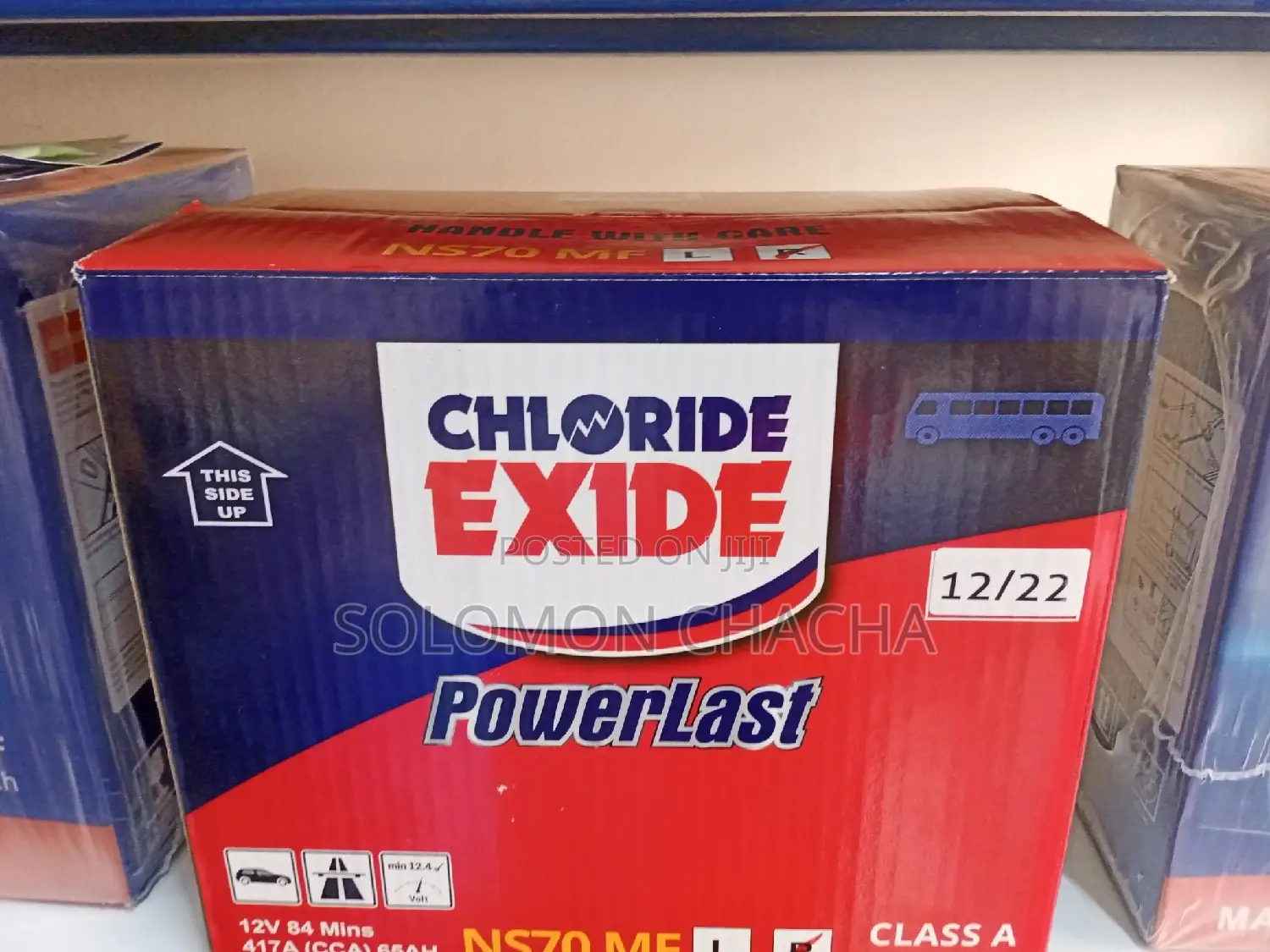 Ns70 12V Chloride Exide Battery