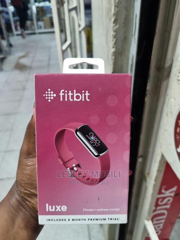 Fitbit Luxe Fitness and Wellness Tracker (Red) - main view