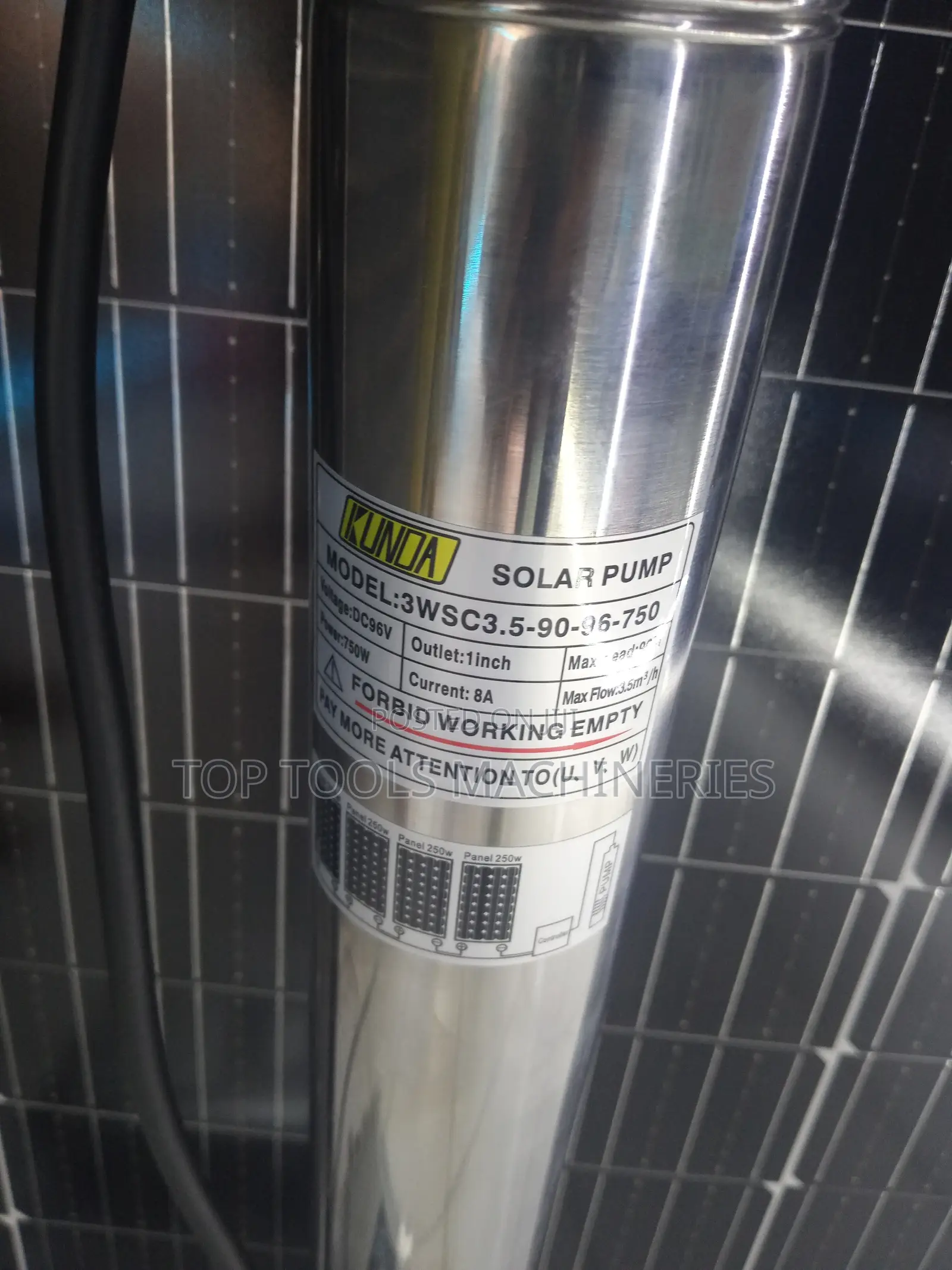 Kunda Submersible Solar Water Pump 90m