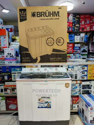 Bruhm 12kg Washing Machine Twin Tub 