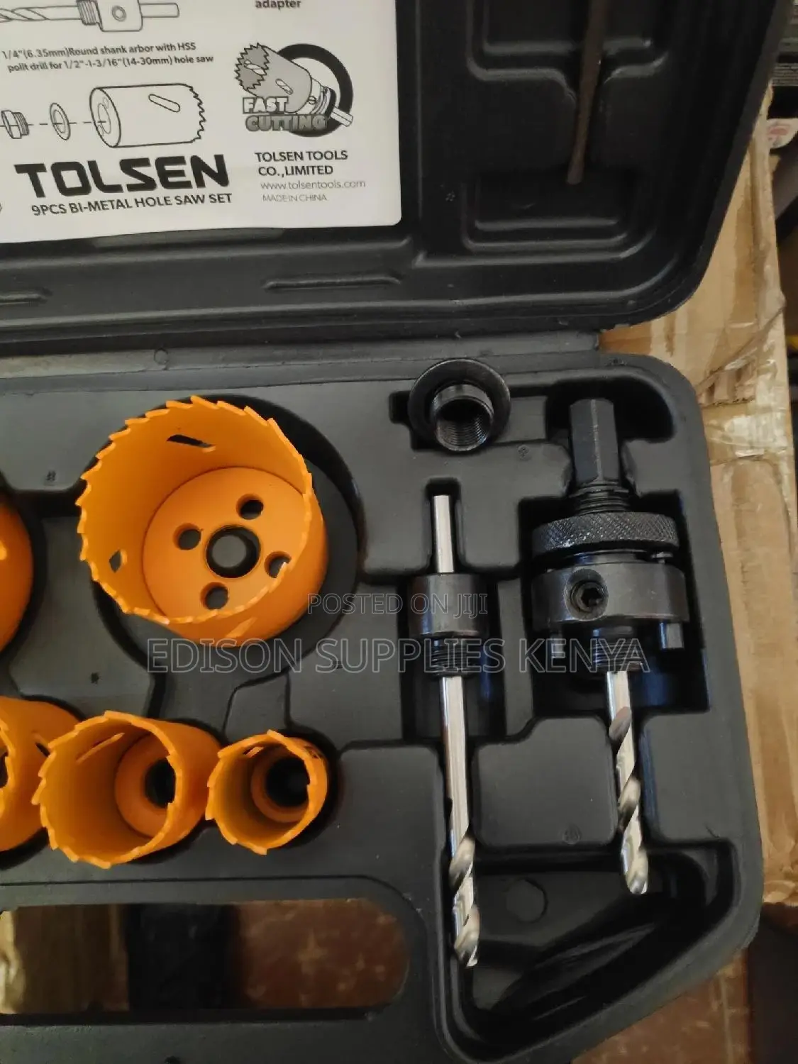 Metal Hole Saw Set Tolsen 9pcs Bi-metal Hole Saw Set 75860