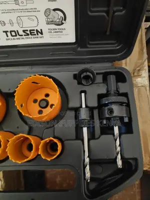Metal Hole Saw Set Tolsen 9pcs Bi-metal Hole Saw Set 75860