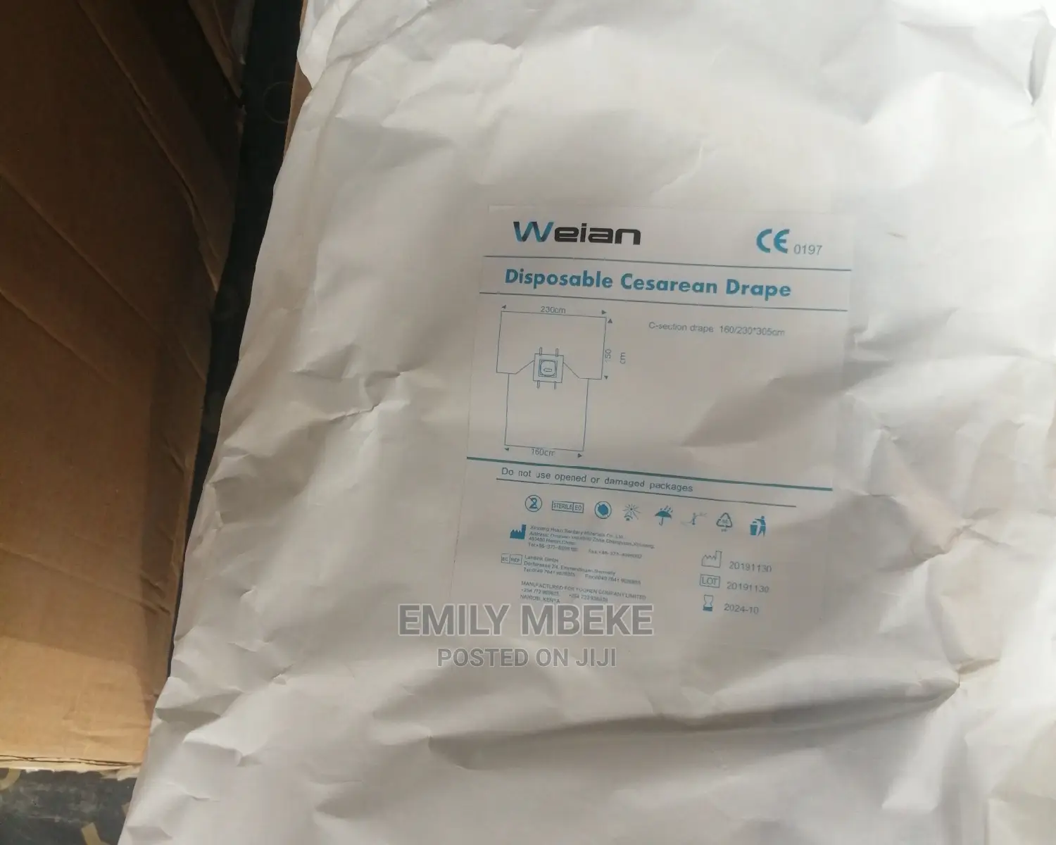 Disposable Cesarean Drape