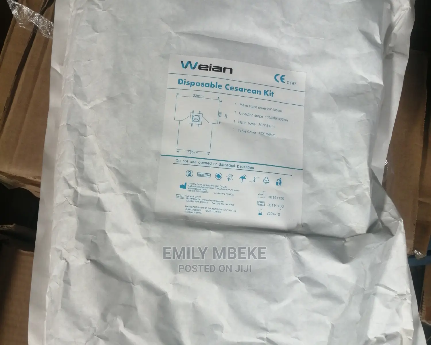Disposable Cesarean Kit