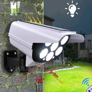 2 In1 Solar Powered Light Security Simulation Dummy